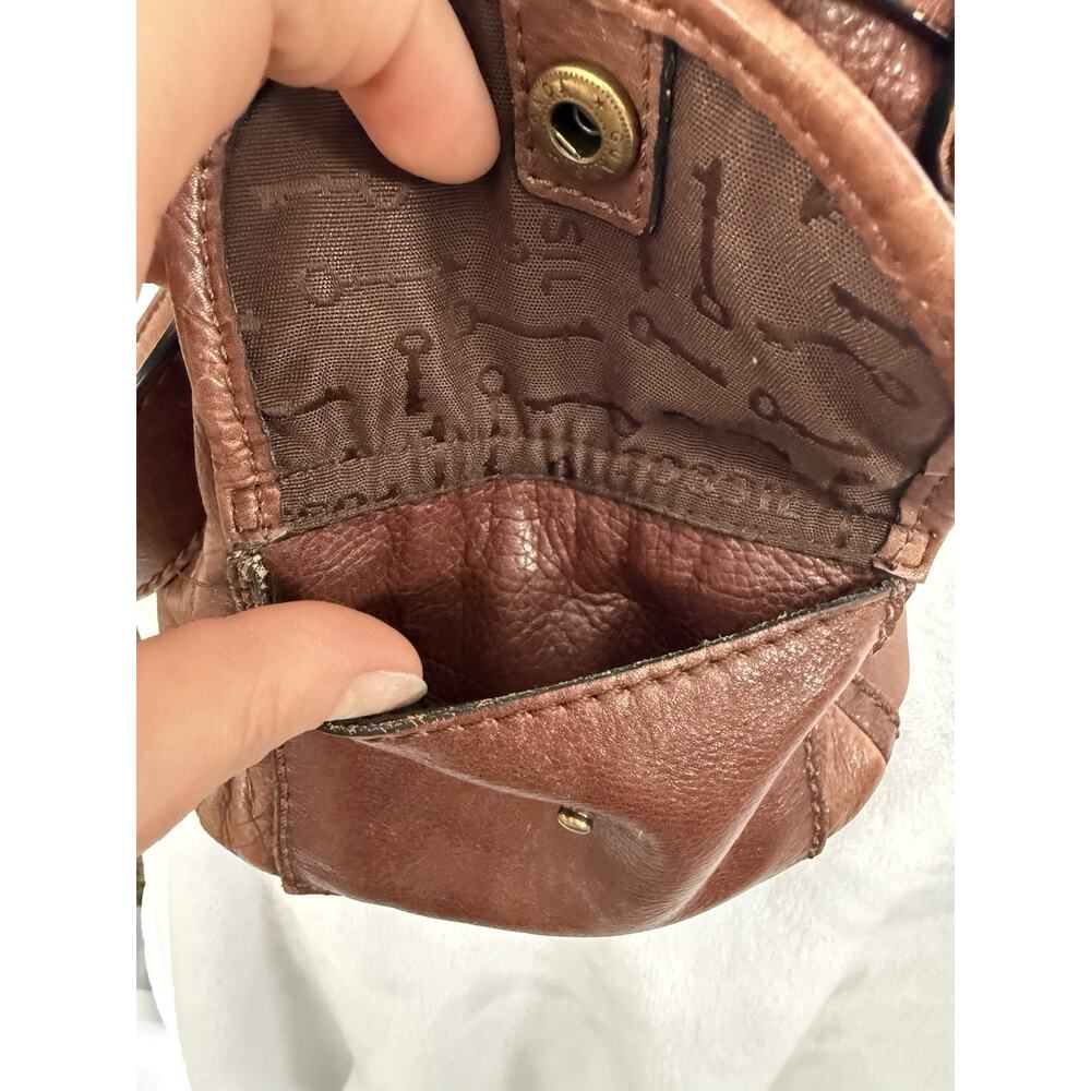 Fossil Long Live Vintage Brown Leather Shoulder Bag - Picture 5 of 14